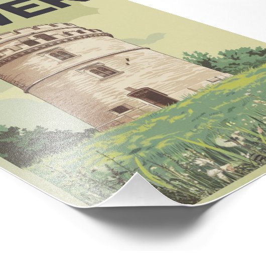 Het poster van de ronde toren (Hoek)