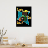 Het poster van de schatkist van de oceaan (Keuken)
