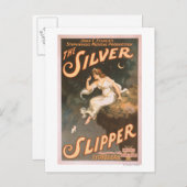 Het Poster van de Silver Slipper Musical Theater # Briefkaart (Voorkant / Achterkant)