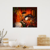Het poster van de Spaanse Singer VANAF 14.95 uur (Keuken)