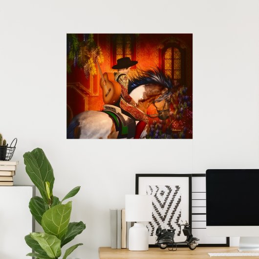 Het poster van de Spaanse Singer VANAF 14.95 uur (Thuiskantoor)