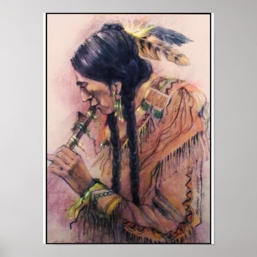 Het poster van de Speler van de Vloeiing/druk (Voorkant)