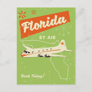 Het poster van de staat Florida. Briefkaart