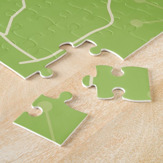 Het poster van de staat Florida. Legpuzzel (Zijkant)