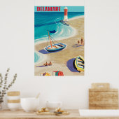 Het Poster van de  stijl van de Shore (Keuken)