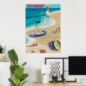 Het Poster van de  stijl van de Shore (Thuiskantoor)