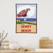 Het Poster van de stijl van de Shore (Keuken)