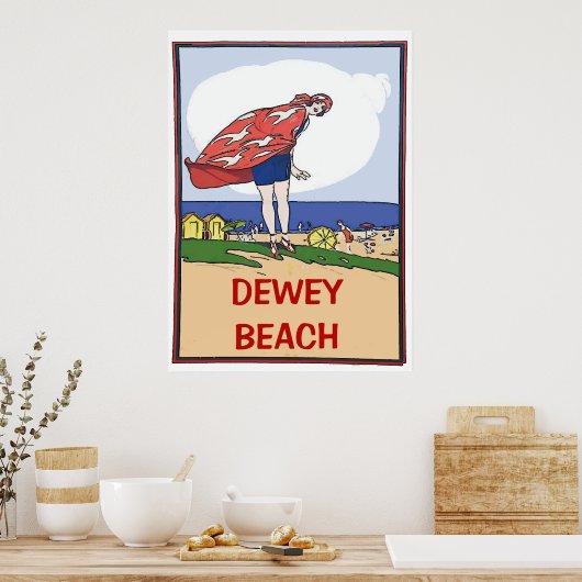 Het Poster van de  stijl van de Shore (Keuken)