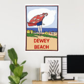 Het Poster van de stijl van de Shore (Thuiskantoor)