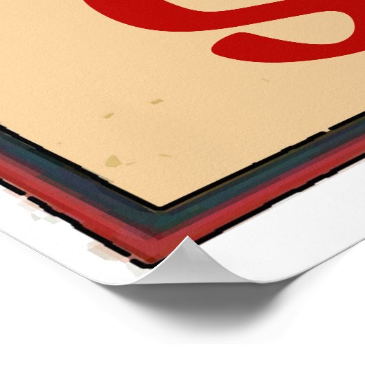 Het Poster van de  stijl van de Shore (Hoek)