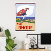 Het Poster van de stijl van de Shore (Thuiskantoor)