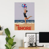 Het Poster van de  stijl van de Shore (Thuiskantoor)