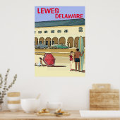 Het Poster van de  stijl van de Shore (Keuken)
