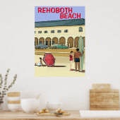 Het Poster van de stijl van de Shore (Keuken)