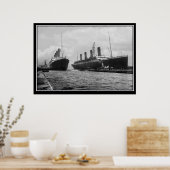 Het Poster van de Titanic-reeks Olympic en Titanic (Keuken)