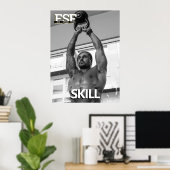 Het Poster van de Vaardigheid van de Bedrijfs van  (Thuiskantoor)