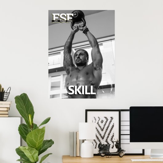 Het Poster van de Vaardigheid van de Bedrijfs van  (Thuiskantoor)