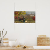 Het Poster van de Vennootschappen van de herfst me (Keuken)