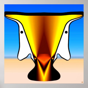 Het Poster van de Visies van de woestijn