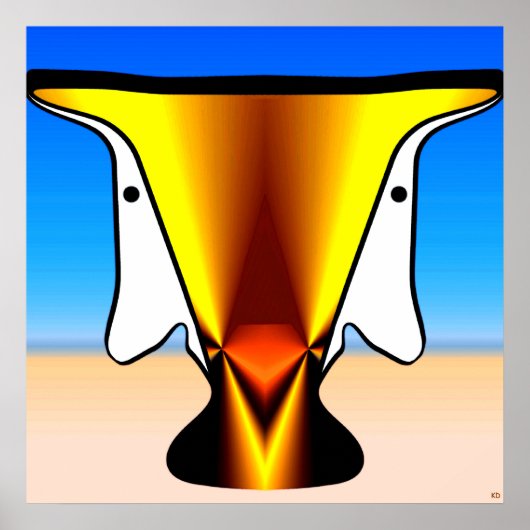 Het Poster van de Visies van de woestijn (Voorkant)