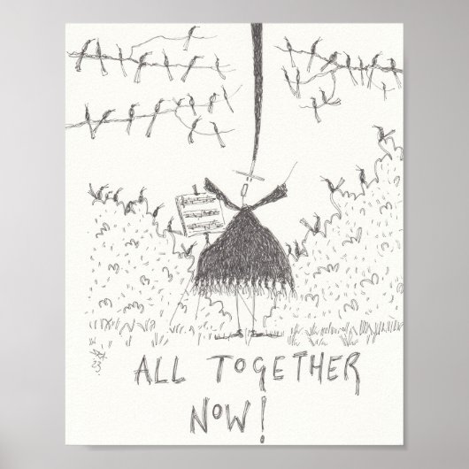 Het Poster van de Vogelleider (Voorkant)