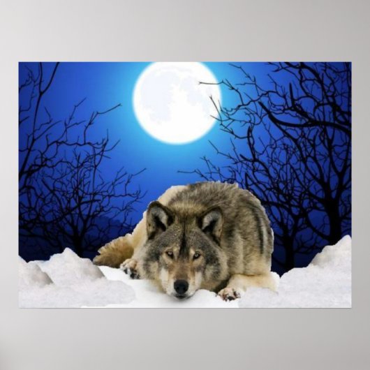 Het Poster van de Watcher-wolf (Voorkant)