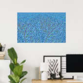 Het Poster van de waterval (Thuiskantoor)