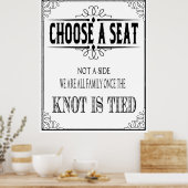 Het poster van de weddenschap "kiest een plaats" (Keuken)