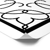 Het poster van de weddenschap "kiest een plaats" Z (Hoek)