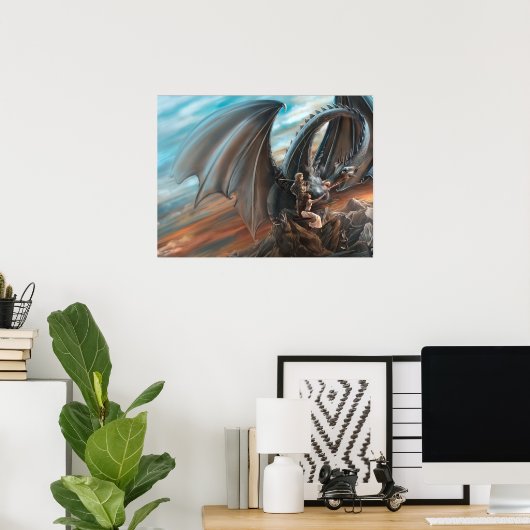 Het Poster van de Windrider Saga (Thuiskantoor)