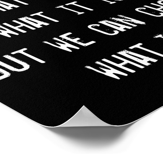 Het Poster van de Wisdom van het Citaat van de Wis (Hoek)