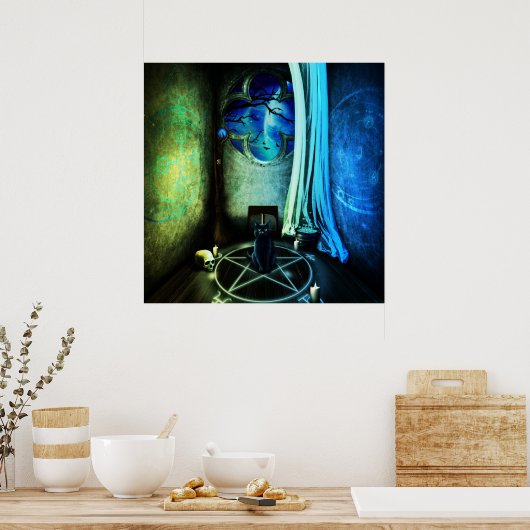 Het Poster van de Witches Room (Keuken)