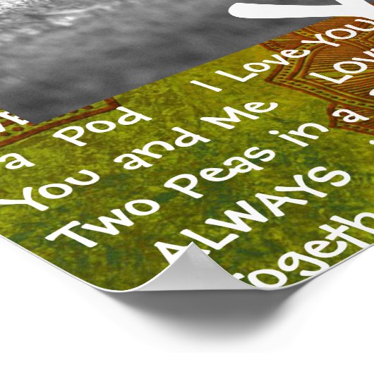 Het Poster van deze "Liefde van je" koppel werd ge (Hoek)