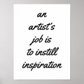 Het Poster van een kunstenaar (Voorkant)