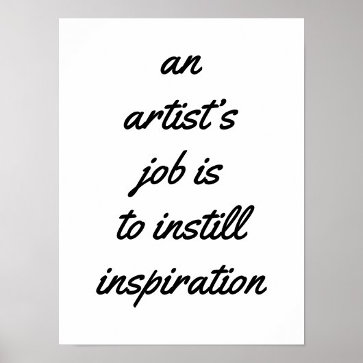 Het Poster van een kunstenaar (Voorkant)