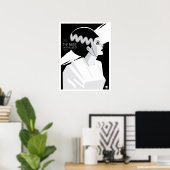 Het poster van Frankenstein (Thuiskantoor)