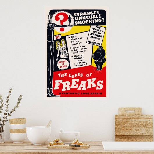 Het Poster van Freaks (Keuken)