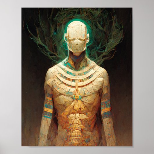 Het Poster van God Fantasy Art werd wakker (Voorkant)