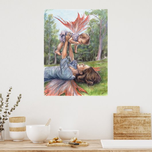 Het Poster van haar broek (Keuken)