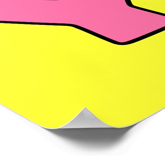 Het Poster van het alfabet, verander de Achtergron (Hoek)