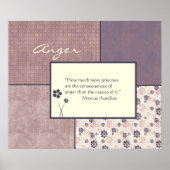 Het  Poster van het Citaat van de Anger (Voorkant)