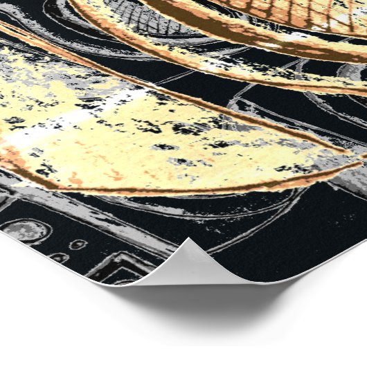 Het poster van het de hopontwerp van de Hip van Bo (Hoek)