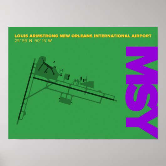 Het Poster van het diagram van de luchthaven van N (Voorkant)