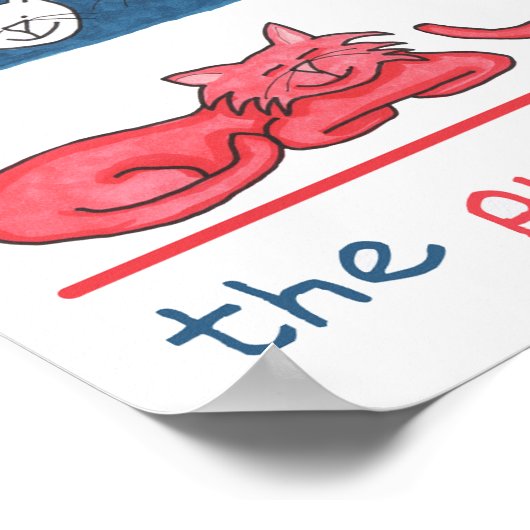 Het poster van het geluk (Hoek)