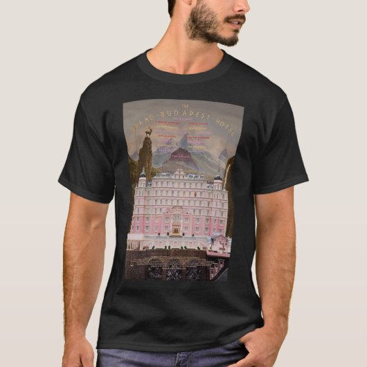 Het Poster van het Grand Budapest Hotel T-shirt (Voorkant)
