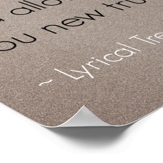 Het Poster van het Inspirerend Citaat van de Veran (Hoek)