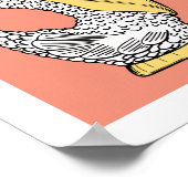 Het poster van het kind van de douanenaam van het  (Hoek)