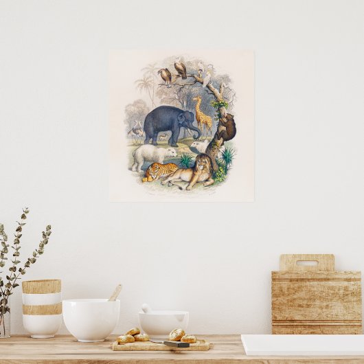 Het Poster van het Koninkrijk Zweden (Keuken)