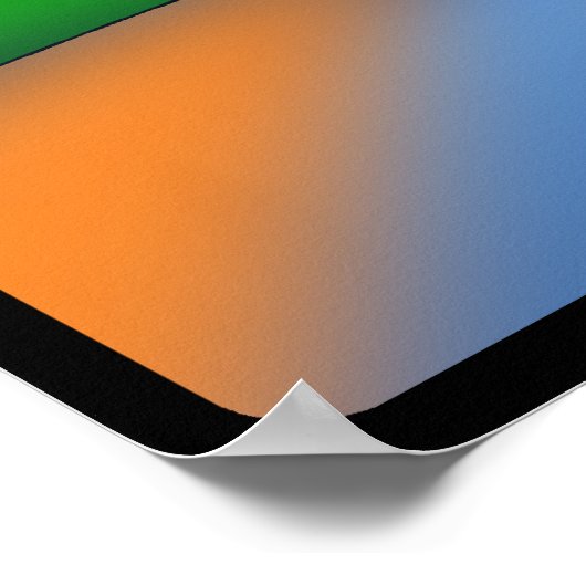 Het Poster van het land omhoog gaan (Hoek)