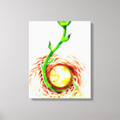 Het poster van het levenszaad canvas afdruk (Voorkant)